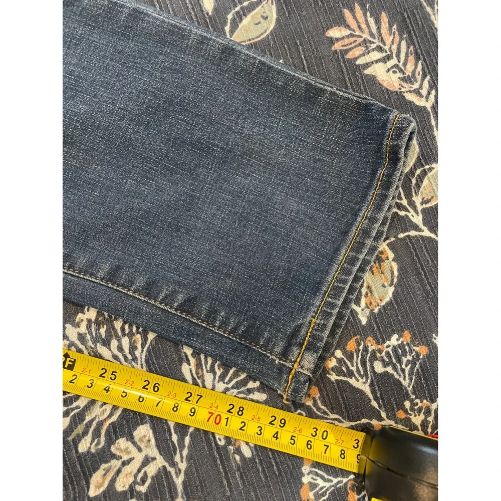 Gap Athletic‎ Taper Mens Jeans 32x30 Dark Tinted Stretch Denim Indigo Faded